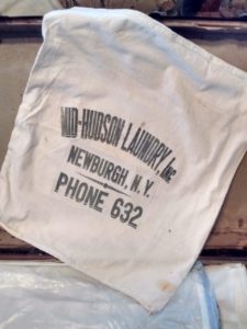 Vintage laundry bag Mid-Hudson Laundry Newburgh NY