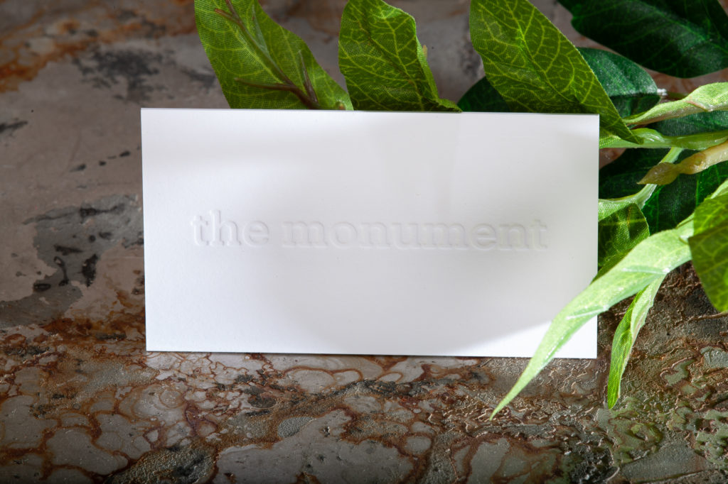 Raghaus painted edge business cards