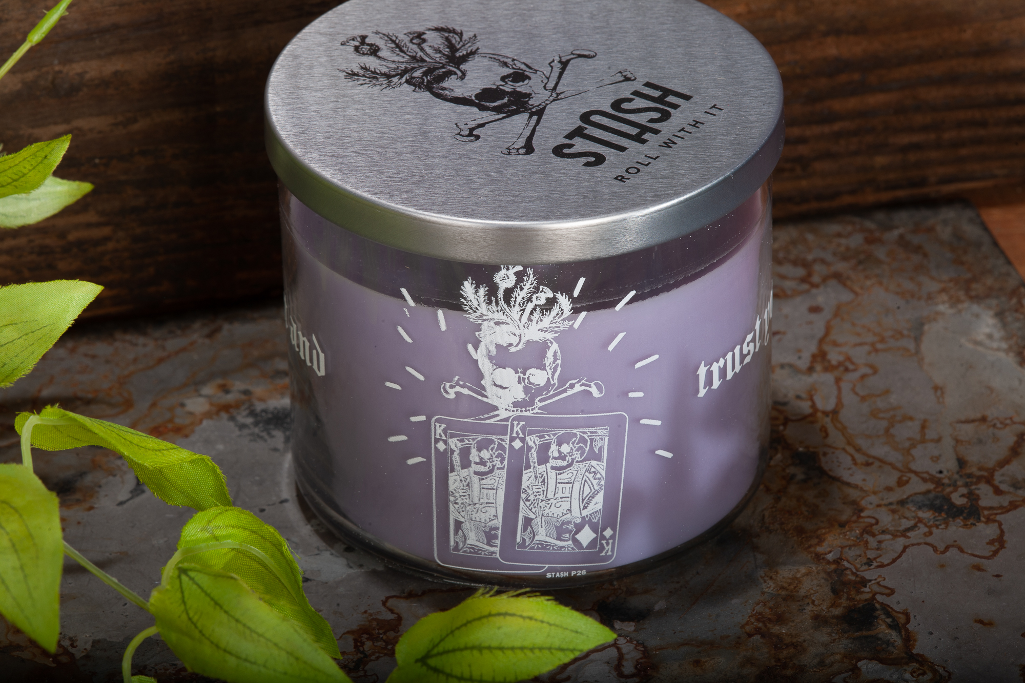 Stash King of Punk Rock scented candle “Stay patient and trust your