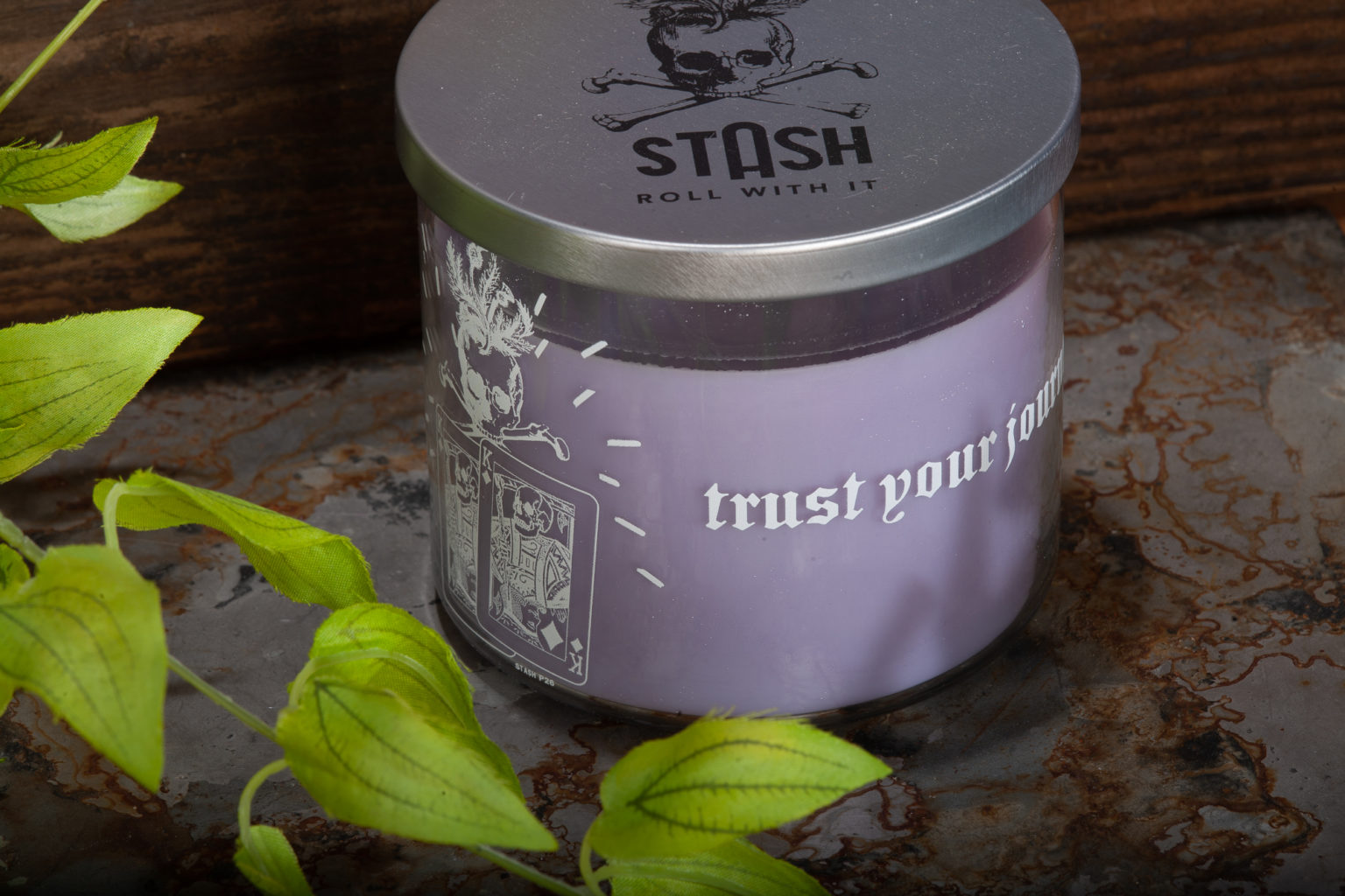 Stash King of Punk Rock scented candle “Stay patient and trust your