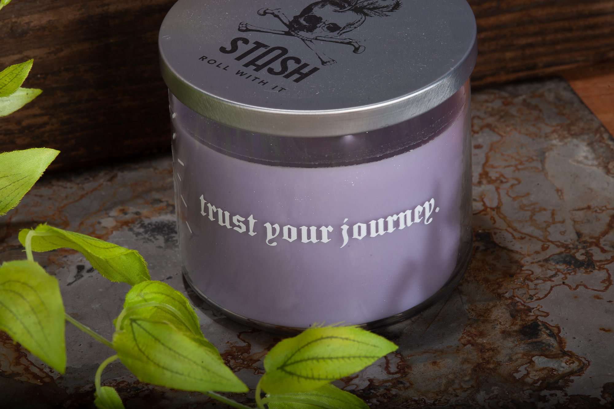 Stash King of Punk Rock scented candle “Stay patient and trust your
