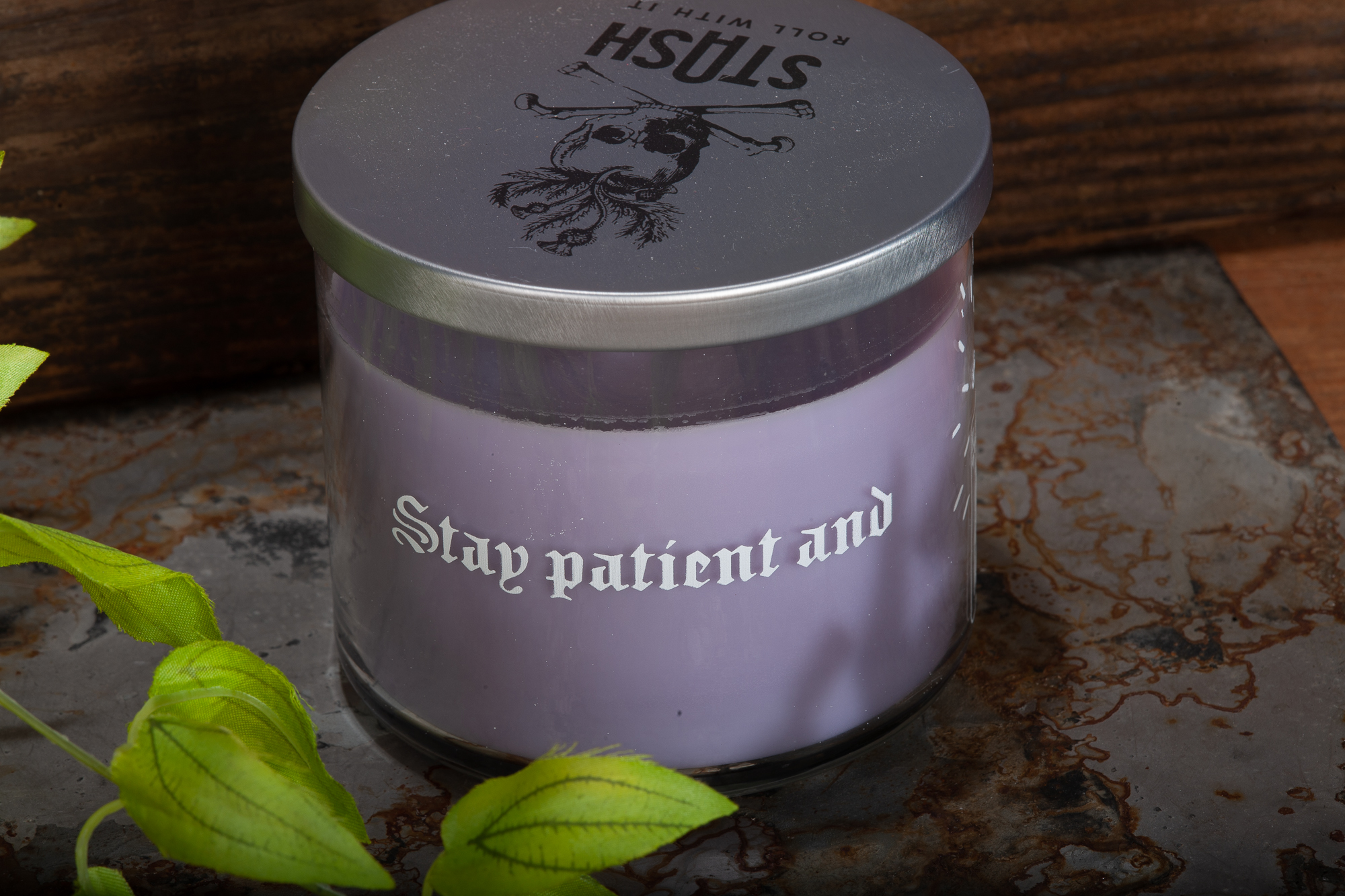 Stash King of Punk Rock scented candle “Stay patient and trust your