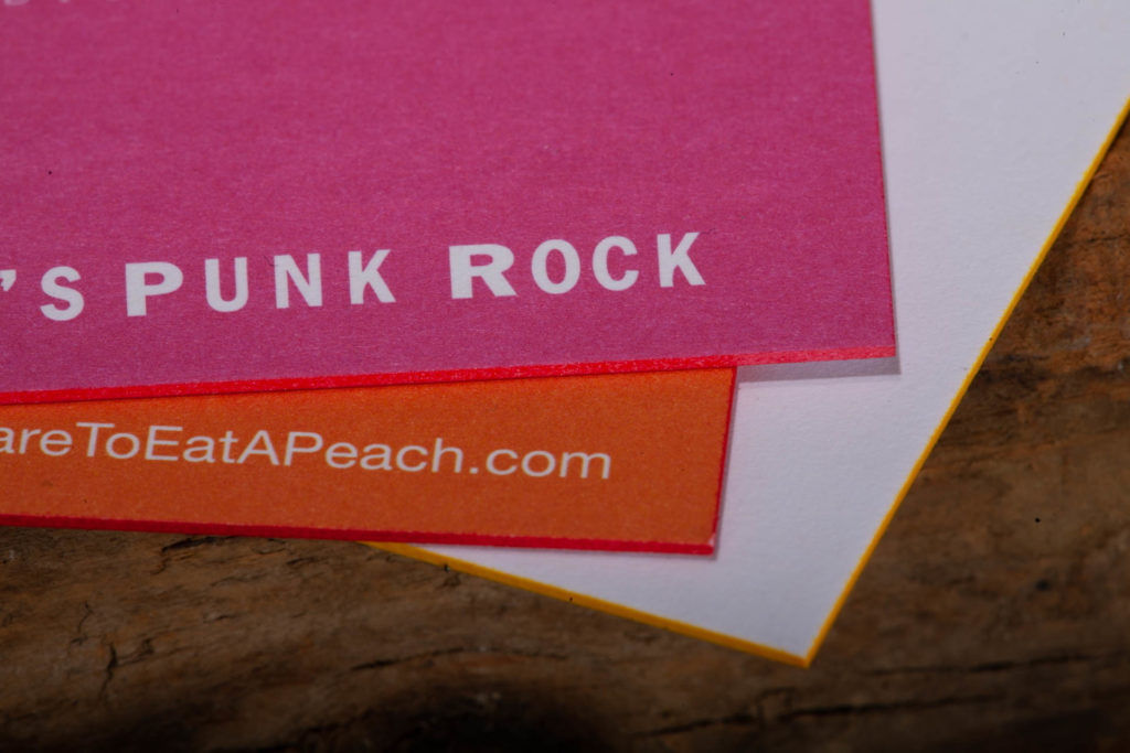 Raghaus Painted Edge Business Cards